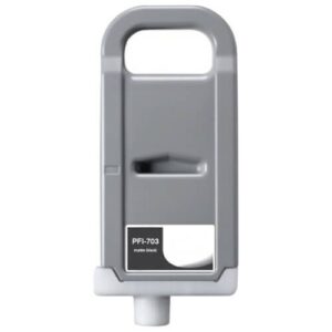 Canon PFI703/PFI303 Negro Mate Cartucho de Tinta Pigmentada Generico - Reemplaza 2962B001/2957B001/PFI-703MBK/PFI-303MBK