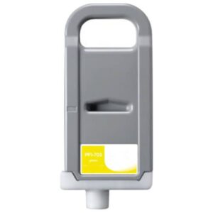 Canon PFI703/PFI303 Amarillo Cartucho de Tinta Pigmentada Generico - Reemplaza 2966B001/2961B001/PFI-703Y/PFI-303Y