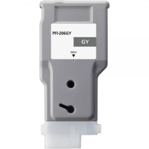 Canon PFI206 Gris Cartucho de Tinta Pigmentada Generico - Reemplaza 5312B001/PFI-206GY