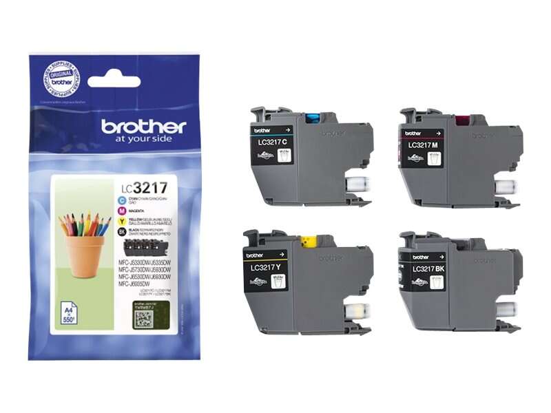 Brother LC3217 Pack de 4 Cartuchos de Tinta Originales - LC3217VAL - Imagen 3