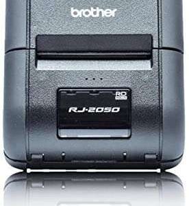 Brother RJ-2050 Impresora Termica Portatil de Tickets WiFi USB Bluetooth MFI - Resolucion 203ppp - Velocidad 152mms - Color Gris
