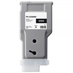 Canon PFI320 Negro Mate Cartucho de Tinta Pigmentada Generico - Reemplaza 2889C001/PFI-320MBK