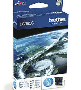 Brother LC985 Cyan Cartucho de Tinta Original - LC985CBP