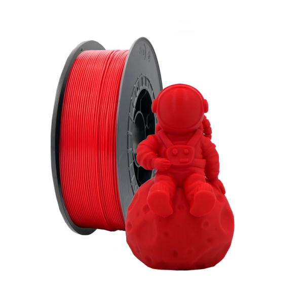 Filamento 3D PLA - Diametro 1.75mm - Bobina 1kg - Color Rojo - Imagen 2