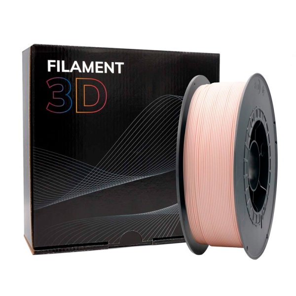 Filamento 3D PLA - Diametro 1.75mm - Bobina 1kg - Color Rosa Pastel - Imagen 4