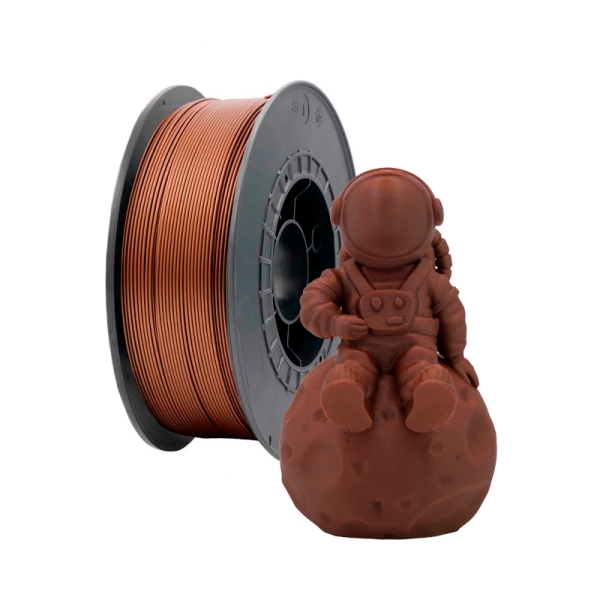 Filamento 3D PLA - Diametro 1.75mm - Bobina 1kg - Color Bronce - Imagen 2
