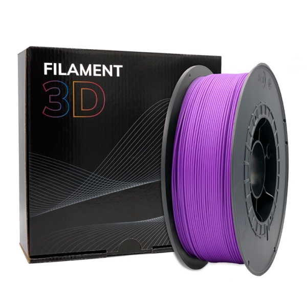 Filamento 3D PLA - Diametro 1.75mm - Bobina 1kg - Color Morado - Imagen 4