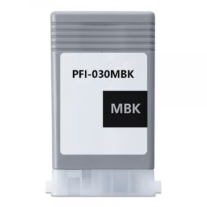 Canon PFI030 Negro Mate Cartucho de Tinta Pigmentada Generico - Reemplaza 3488C001/PFI-030MBK