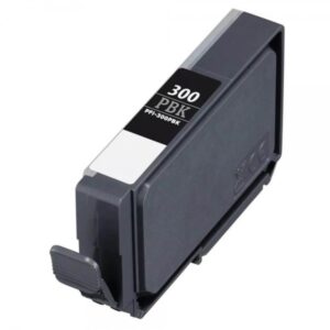 Canon PFI300 Negro Photo Cartucho de Tinta Pigmentada Generico - Reemplaza 4193C001/PFI-300PBK