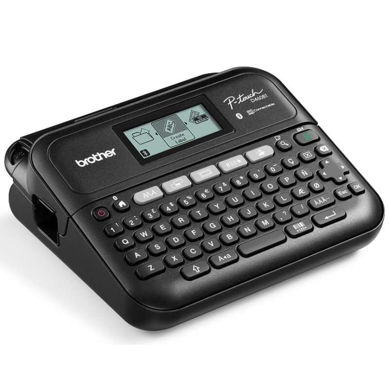 Brother P-Touch D460BT Rotuladora Electronica - Pantalla LCD - Ancho Max. de Cinta 18mm - Bluetooth, USB - Color Negro - Imagen 3