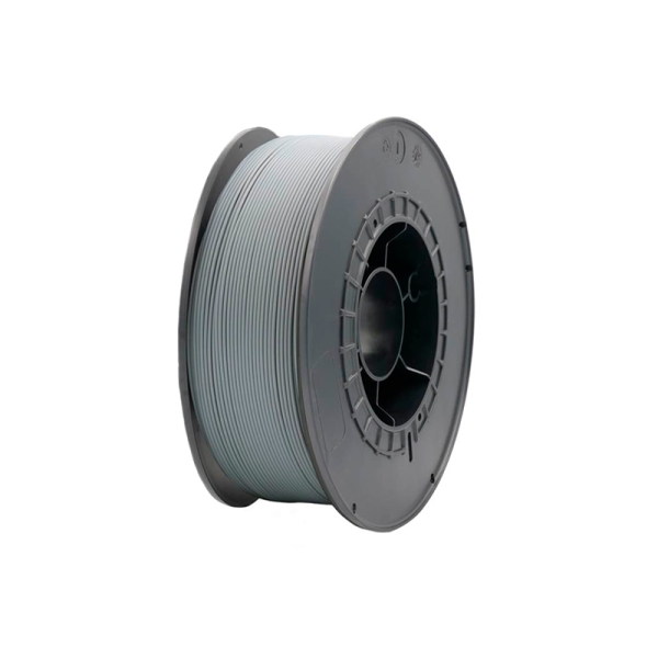 Filamento 3D PETG - Diametro 1.75mm - Bobina 1kg - Color Gris - Imagen 3