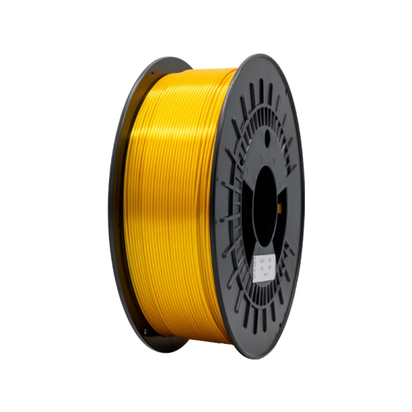 Filamento 3D PLA SILK - Diametro 1.75mm - Bobina 1kg - Color Oro - Imagen 3
