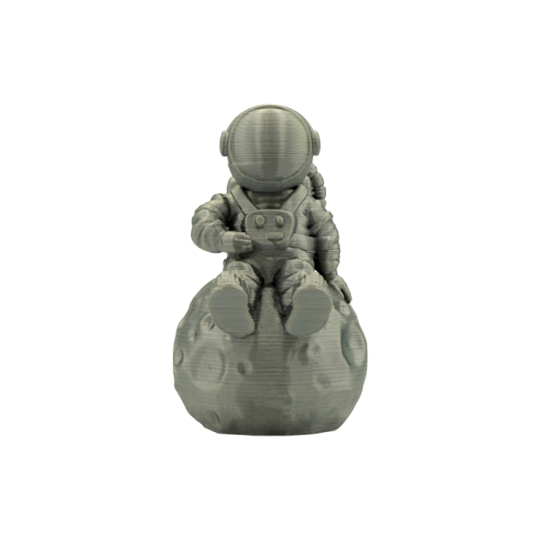 Filamento 3D PLA SILK - Diametro 1.75mm - Bobina 1kg - Color Plata - Imagen 2