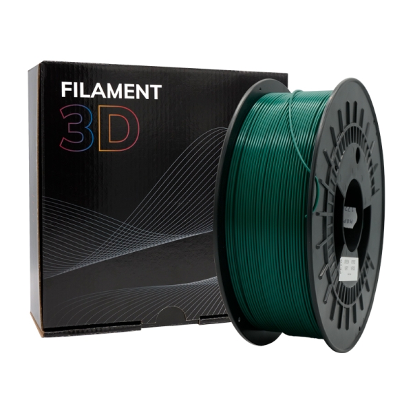 Filamento 3D PETG - Diametro 1.75mm - Bobina 1kg - Color Verde - Imagen 4