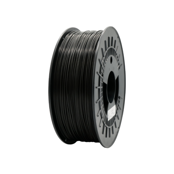 Filamento 3D PLA MATE - Diametro 1.75mm - Bobina 1kg - Color Negro - Imagen 3