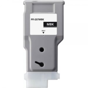 Canon PFI207 Negro Mate Cartucho de Tinta Pigmentada Generico - Reemplaza 8788B001/PFI-207MBK