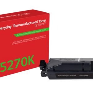 Xerox Everyday Kyocera TK5270 Negro Cartucho de Toner Remanufacturado - Reemplaza 1T02TV0NL0/TK5270K
