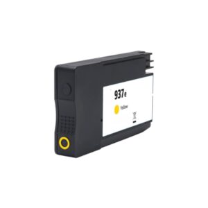 Generico HP 937e XL Amarillo Cartucho de Tinta Pigmentada - Reemplaza 4S6W8NE/4S6W4NE (Chip reforzado contra actualizaciones)
