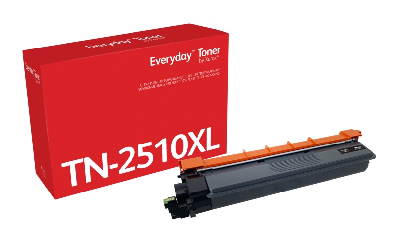 Xerox Everyday Brother TN2510XL Negro Cartucho de Toner Generico - Reemplaza TN2510XL