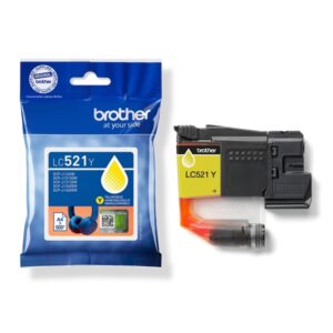 Brother LC521 Amarillo Cartucho de Tinta Original - LC521Y