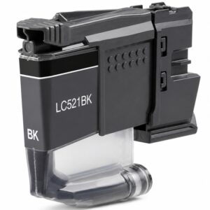 Brother LC521 Negro Cartucho de Tinta Pigmentada Generico - Reemplaza LC521BK
