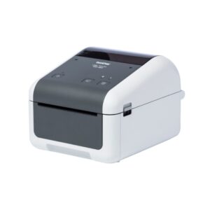 Brother TD-4215D Impresora Termica de Etiquetas USB - Resolucion 203ppp - Velocidad 152,4mms - Color Blanco/Gris