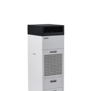 Brother Spot Cooler PD-7105 Climatizador Evaporativo - Potencia Hasta 220W - Flujo Hasta 500 m3/h - Hasta 6 Horas de Enfriamiento - Dos Tanques de 5 Litros Extraibles - Ruedas Multidireccionales - Color Blanco