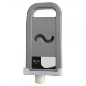 Canon PFI706/PFI306 Negro Cartucho de Tinta Pigmentada Generico - Reemplaza 6681B001/6657B001/PFI-706BK/PFI-306BK