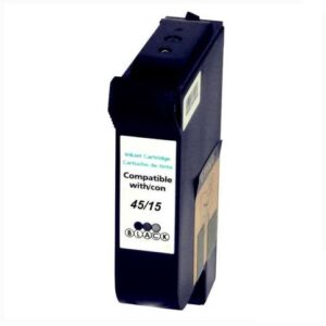 Generico HP 45/15 Negro Cartucho de Tinta Pigmentada - Reemplaza 51645AE/C6615DE
