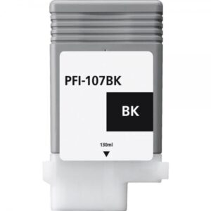Canon PFI107 Negro Cartucho de Tinta Generico - Reemplaza 6705B001/PFI-107BK